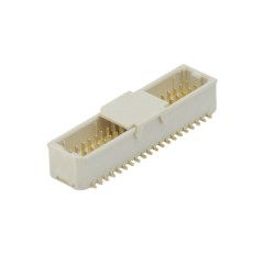 Pitch 1.00mm 180°直立式双排SMT型无卤 Wafer