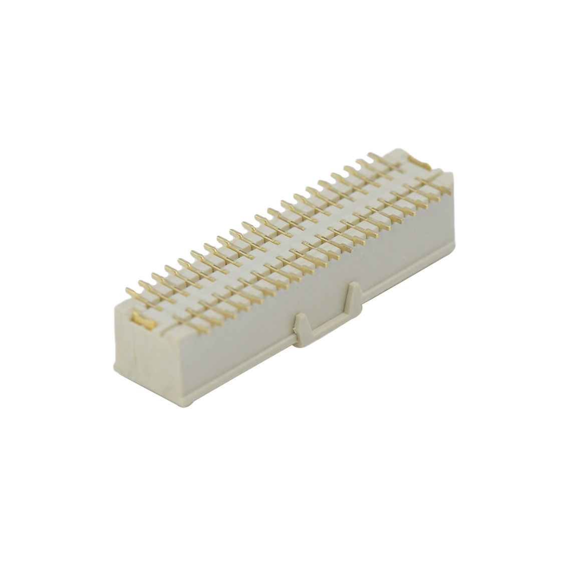 Pitch 1.00mm 180° 直立式双排SMT型无卤 Wafer 2×20Pin 本色 HF