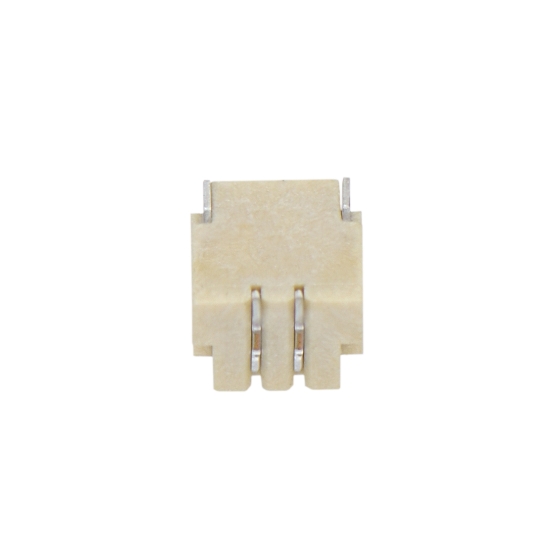 Pitch 1.00mm 90° 卧式单排SMT型 Wafer(不带凸包） 2Pin 本色 HF