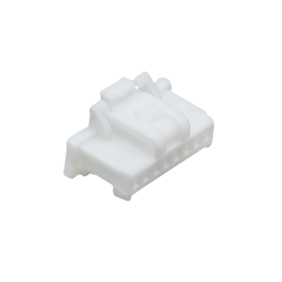 Pitch 1.00mm 单排 带扣Housing 8Pin 本色