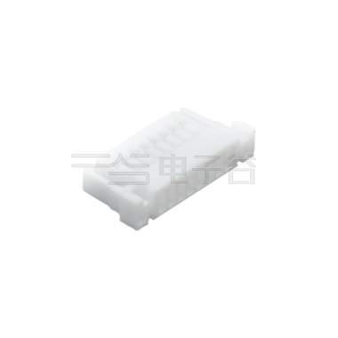 Pitch 1.0mm 单排 两边带扣 Housing 8Pin 本色 HF