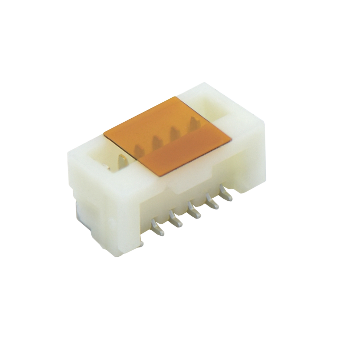 Pitch 1.0mm 直立式180°单排SMT型带扣 Wafer with Mylar