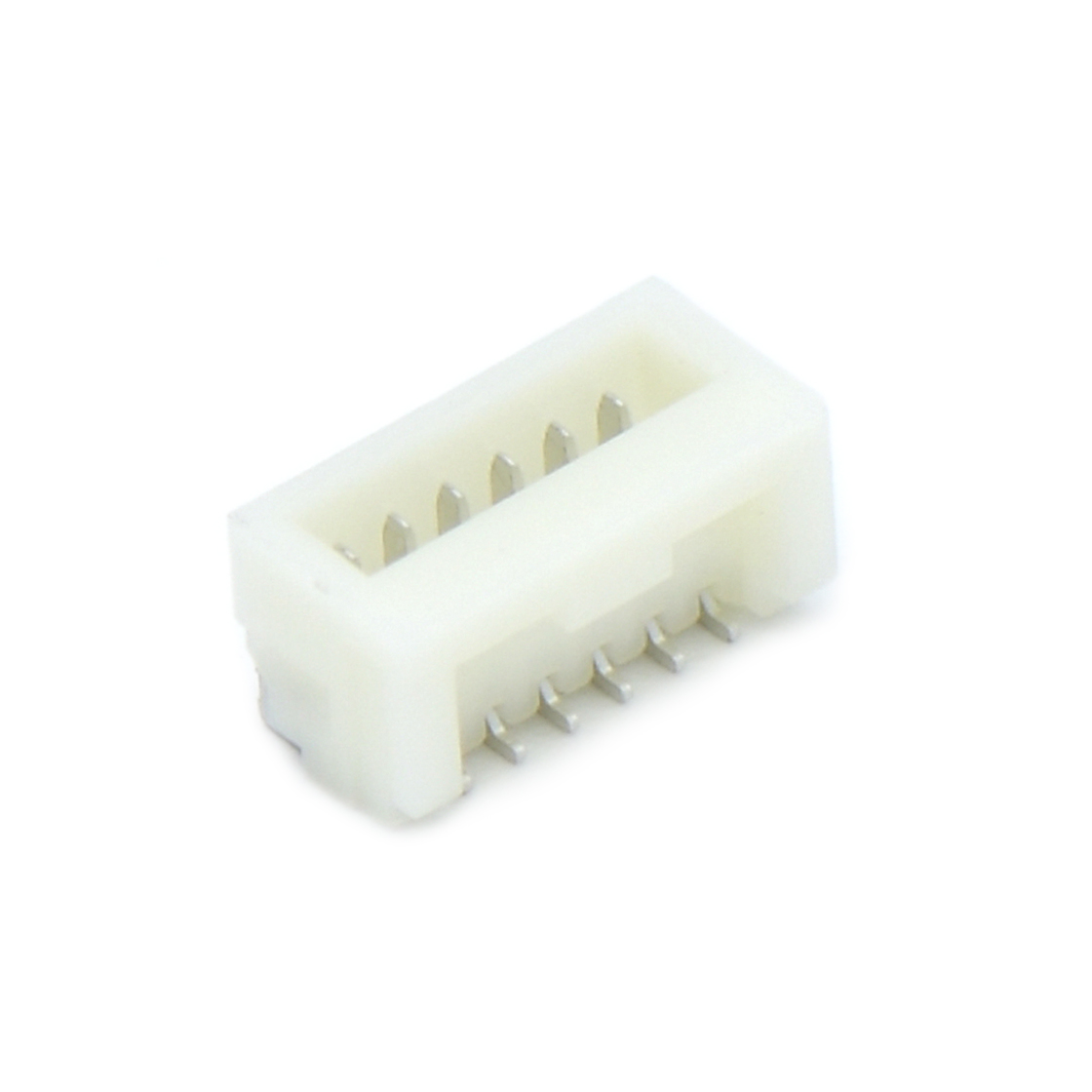 Pitch 1.0mm 直立式180°单排SMT型带扣 Wafer with Mylar 6Pin HF