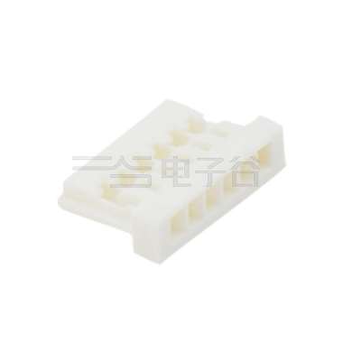 DF14 1.25mm Pitch 单排Housing 6Pin本色无卤