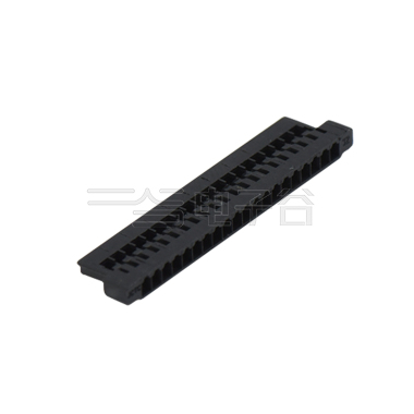 Pitch 1.25mm 单排带卡点主体 20pin 黑色 HF