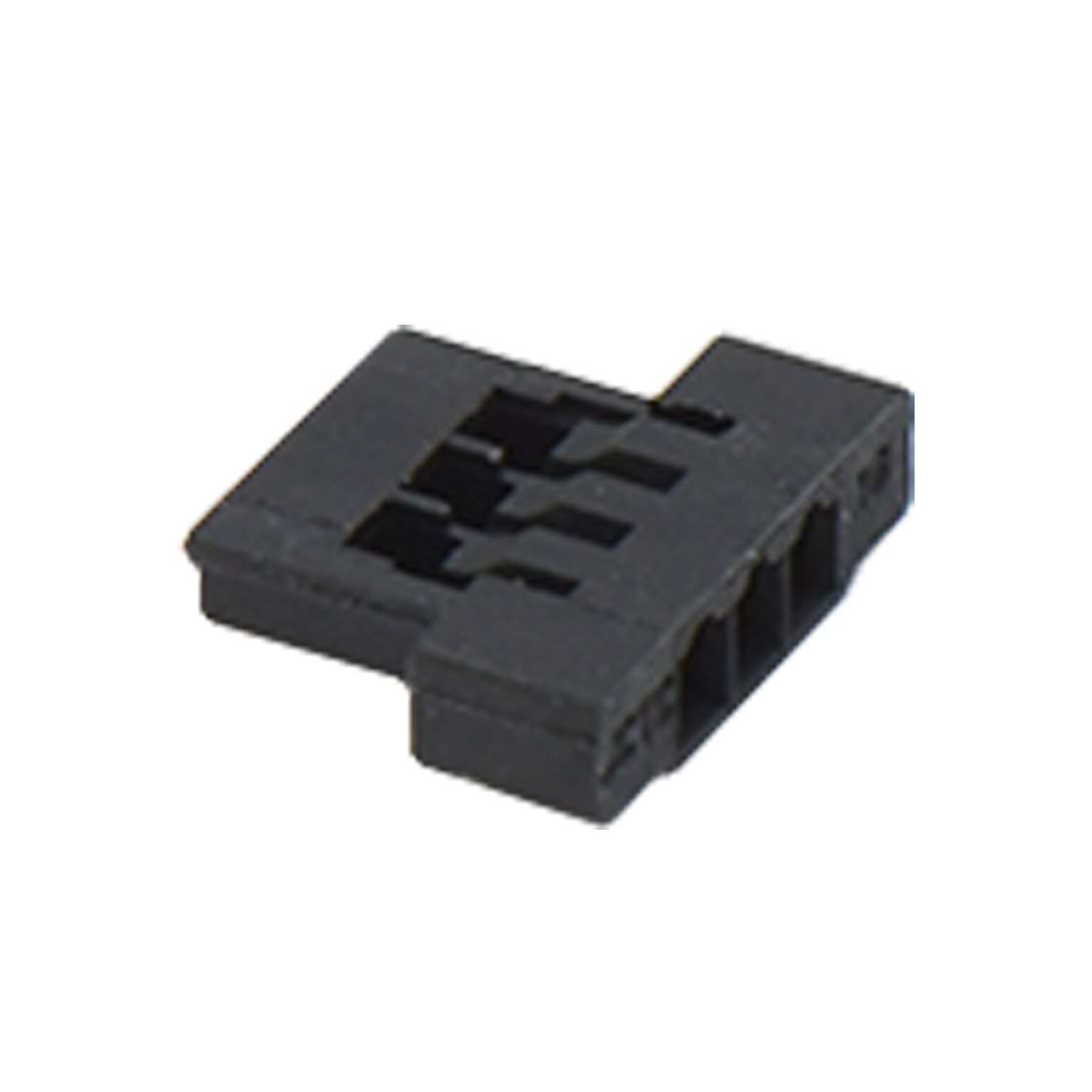 Pitch 1.25mm 单排带卡点主体 3pin 黑色 HF