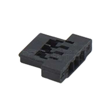 Pitch 1.25mm 单排带卡点主体 3pin 黑色 HF
