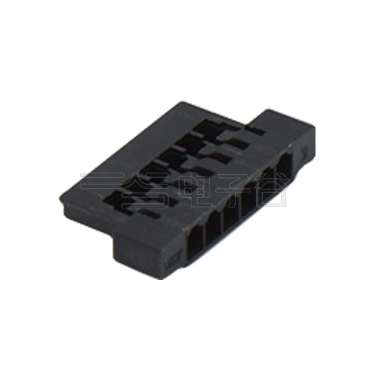 Pitch 1.25mm 单排带卡点主体 6pin 黑色 HF
