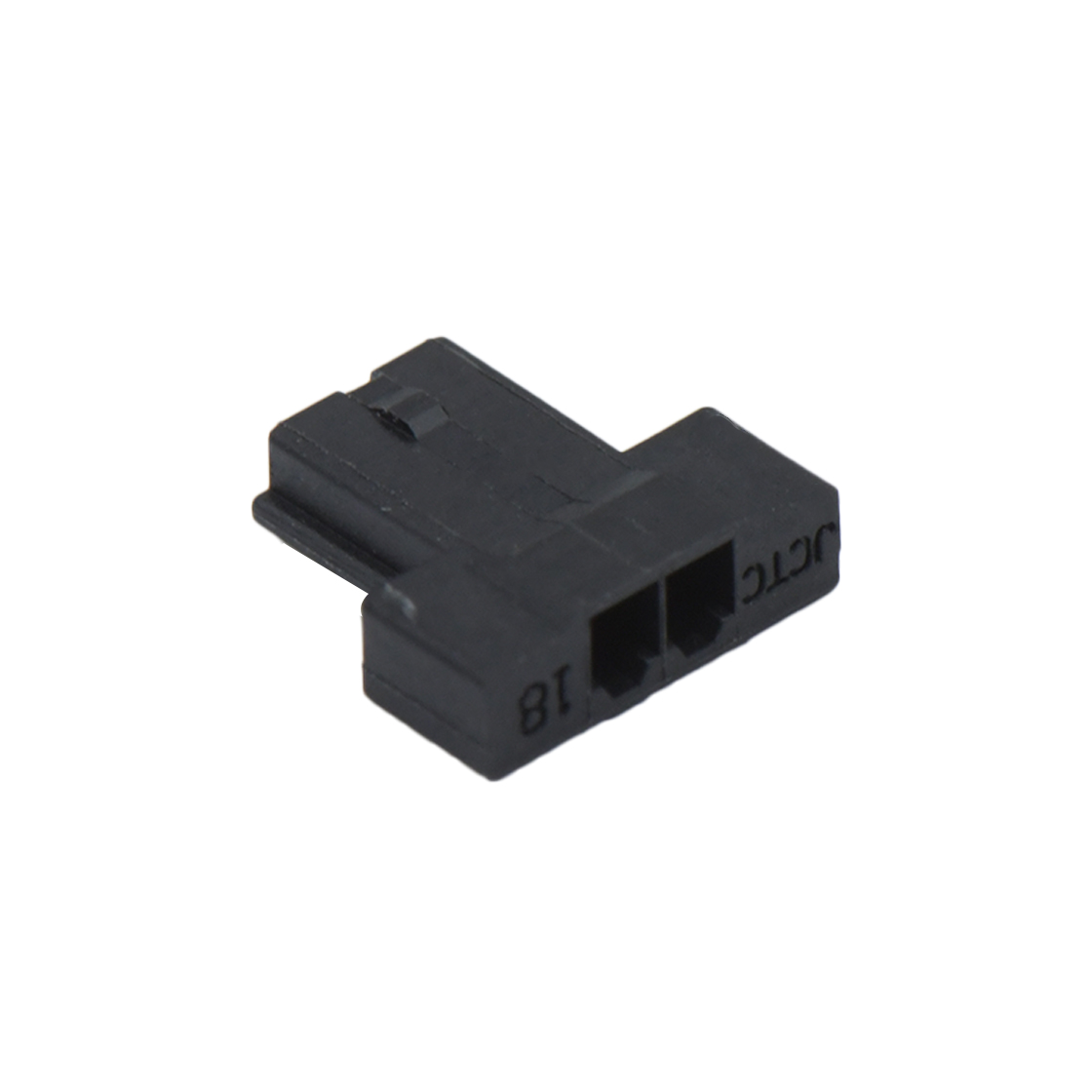 Pitch 1.25mm 单排带卡点主体 2pin 黑色 HF