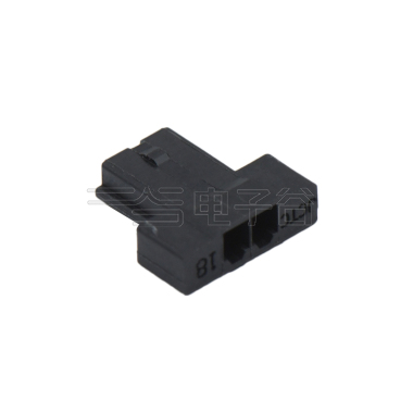 Pitch 1.25mm 单排带卡点主体 2pin 黑色 HF