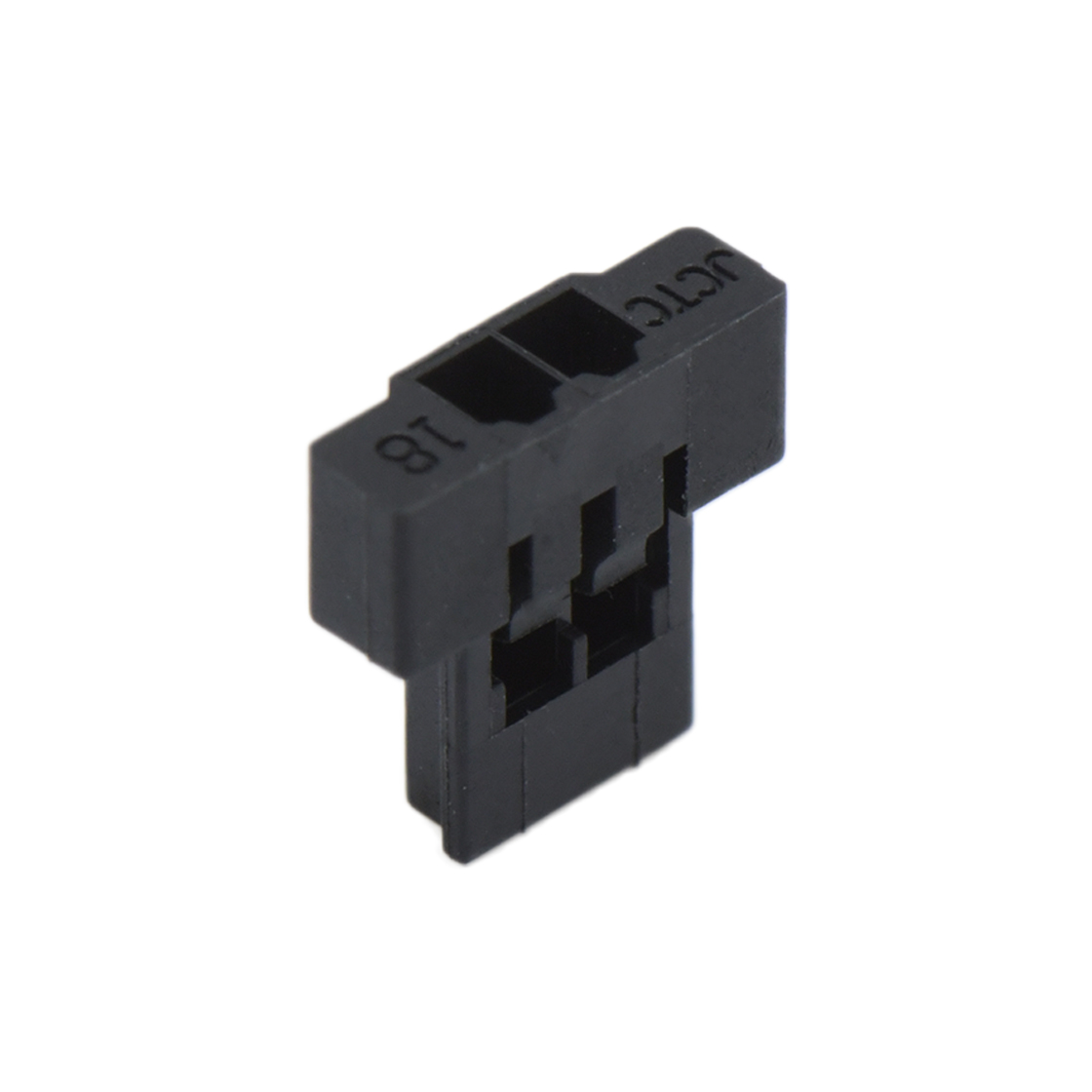 Pitch 1.25mm 单排带卡点主体 2pin 黑色 HF