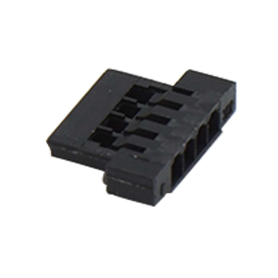 Pitch 1.25mm 单排带卡点主体 4pin 黑色 HF