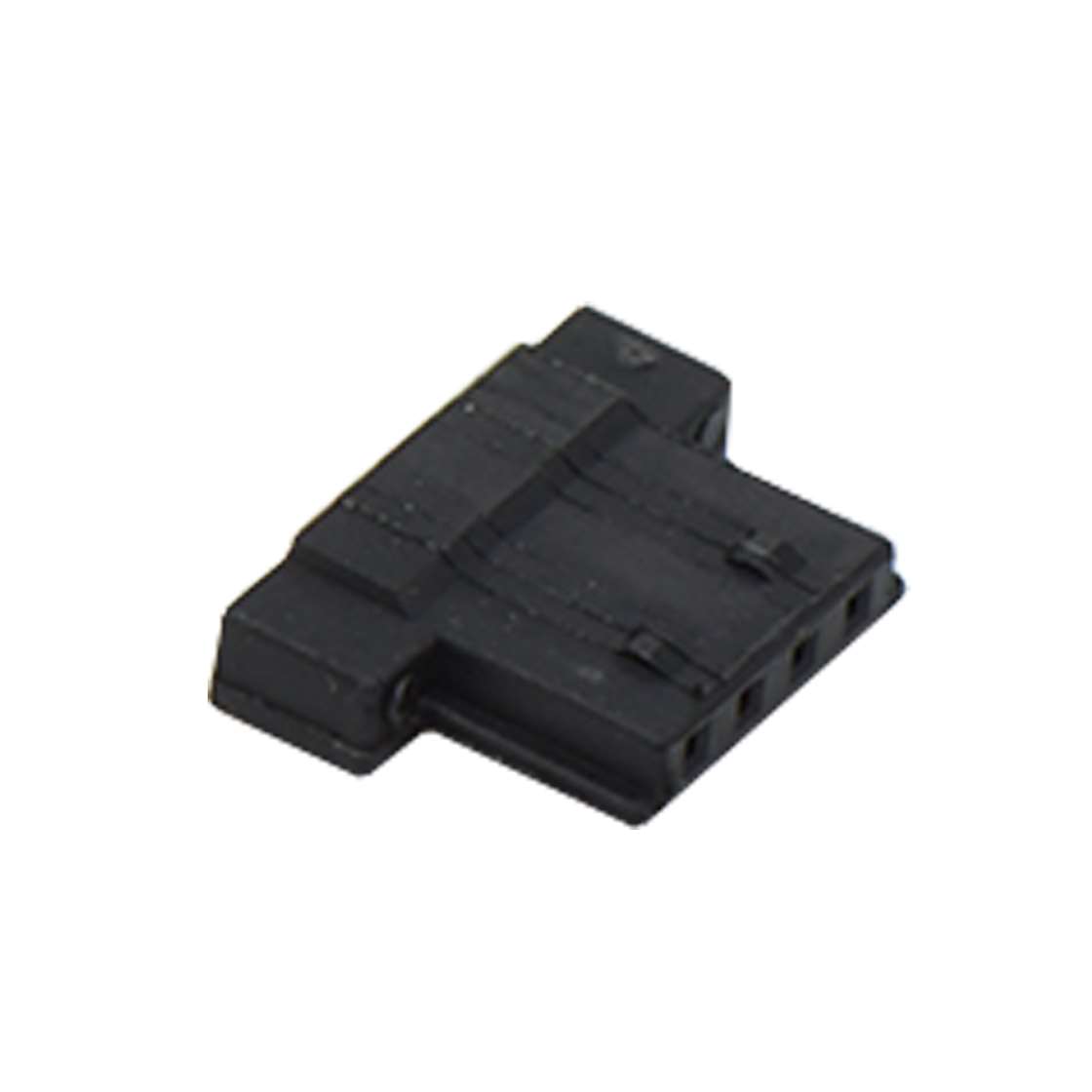 Pitch 1.25mm 单排带卡点主体 4pin 黑色 HF