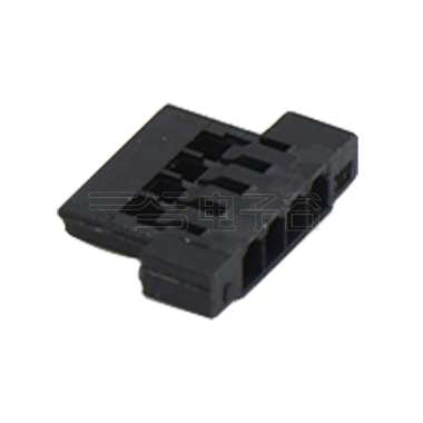 Pitch 1.25mm 单排带卡点主体 4pin 黑色 HF