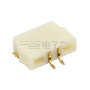 Pitch 1.25mm 卧式 SMT型Wafer 2pin PA6T 本色
