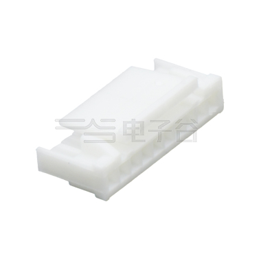 Pitch 1.25mm 单排带锁扣Housing 10Pin 本色 HF