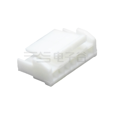 Pitch 1.25mm 单排带锁扣Housing 7Pin 本色 HF