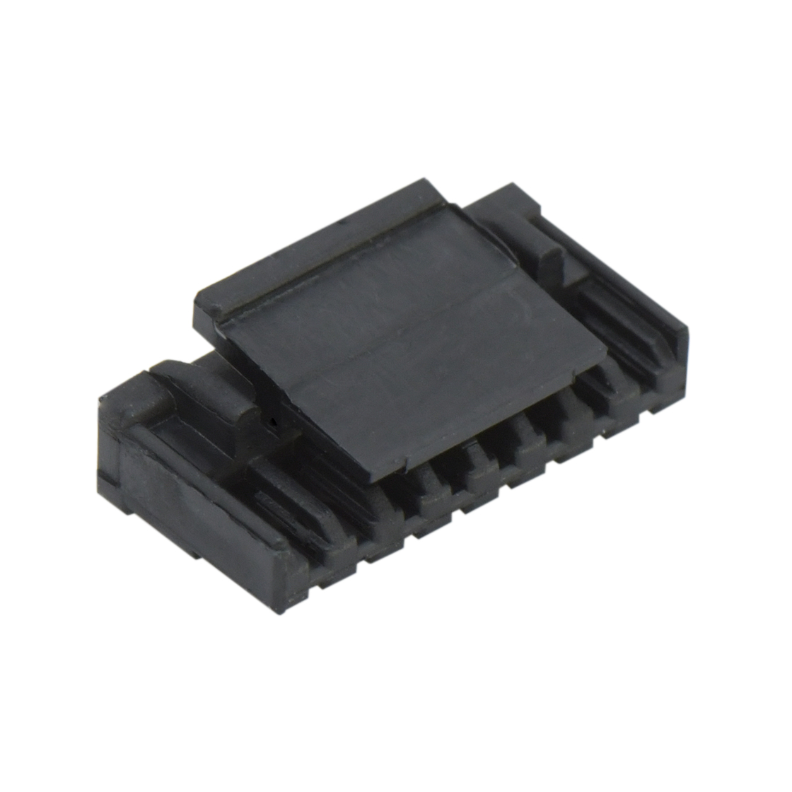 Pitch 1.25mm 单排带锁扣Housing 8Pin 黑色 HF