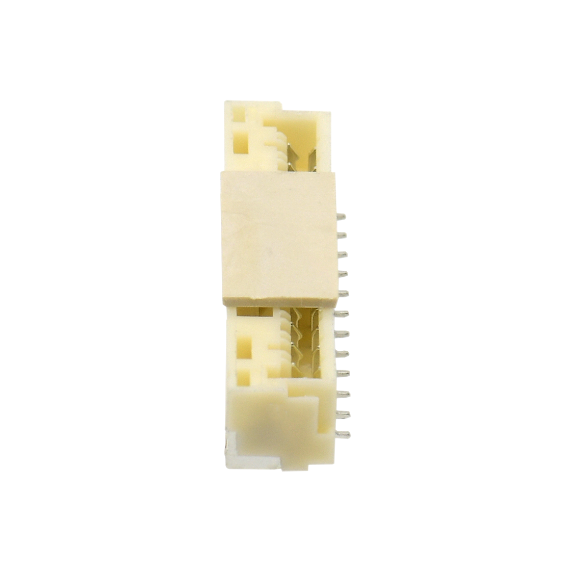 Pitch 1.25mm 单排SMT型 带锁扣镀亮锡 Wafer 12Pin 本色