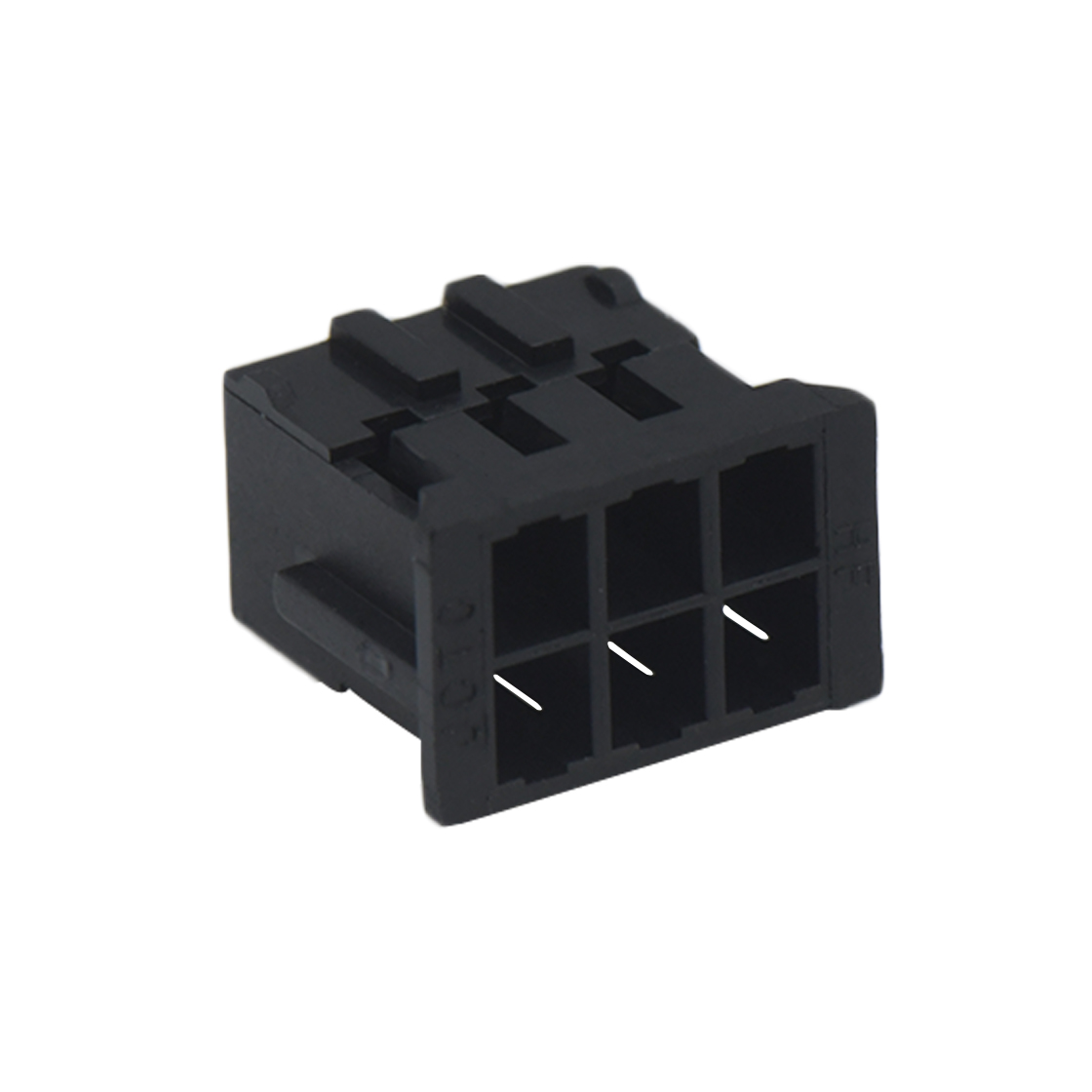 Pitch 2.00mm 双排 Housing 2×3pin 黑色 HF