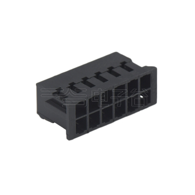 Pitch 2.00mm 双排 Housing 2×6pin 黑色 HF
