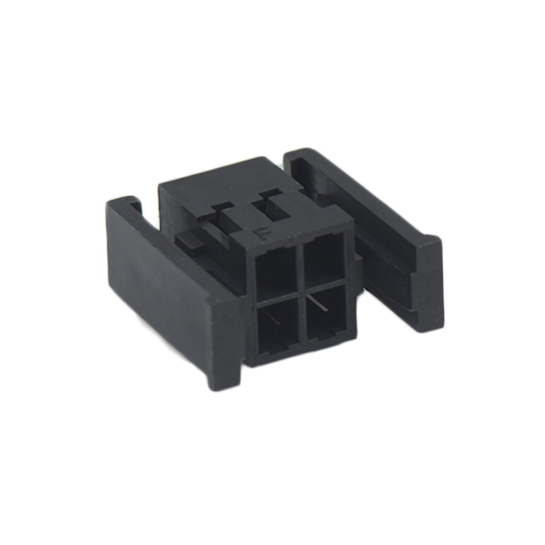 Pitch 2.00mm 双排带扣 Housing 2×2pin 黑色 HF