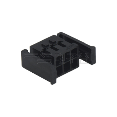 Pitch 2.00mm 双排带扣 Housing 2×3pin 黑色 HF