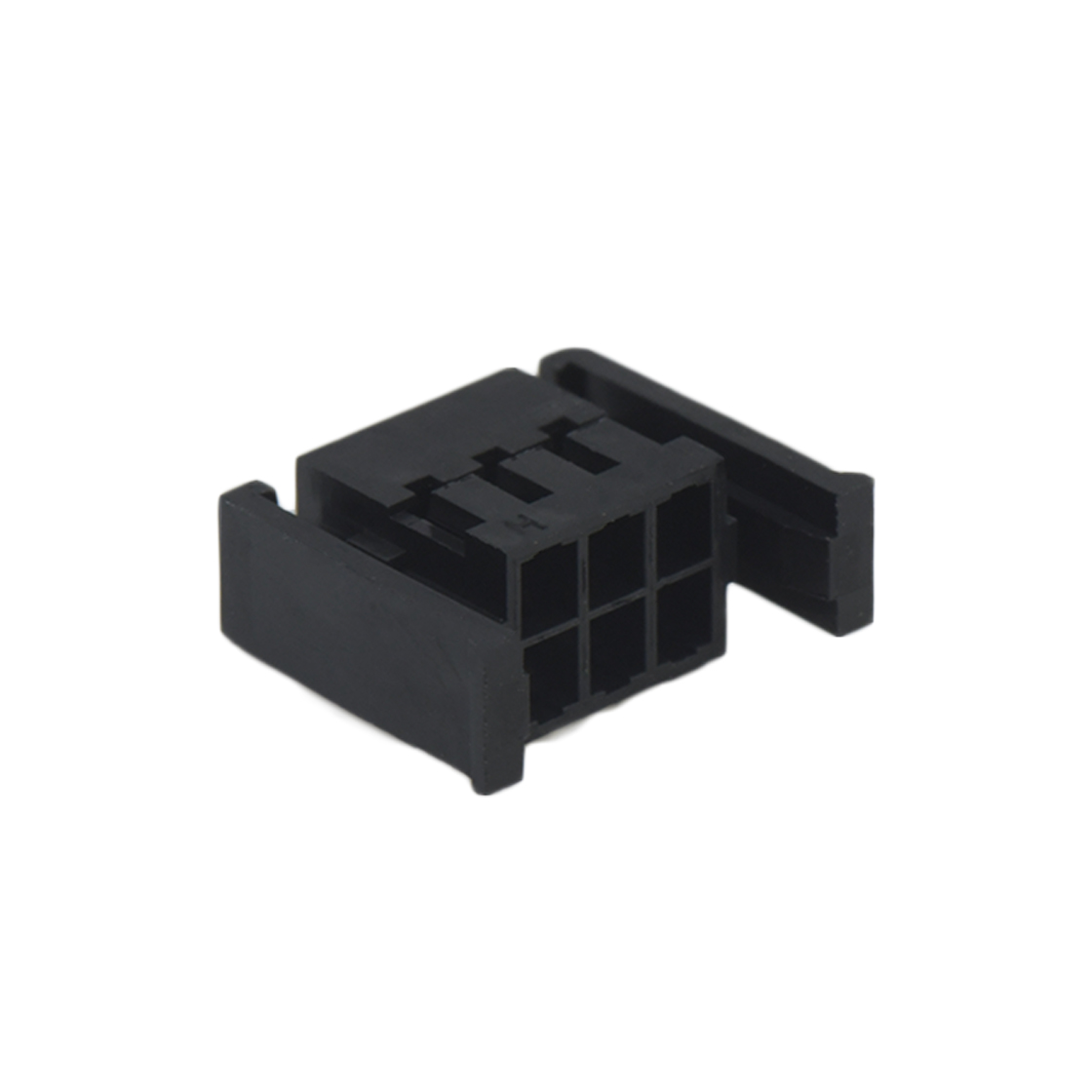 Pitch 2.00mm 双排带扣 Housing 2×3pin 黑色 HF