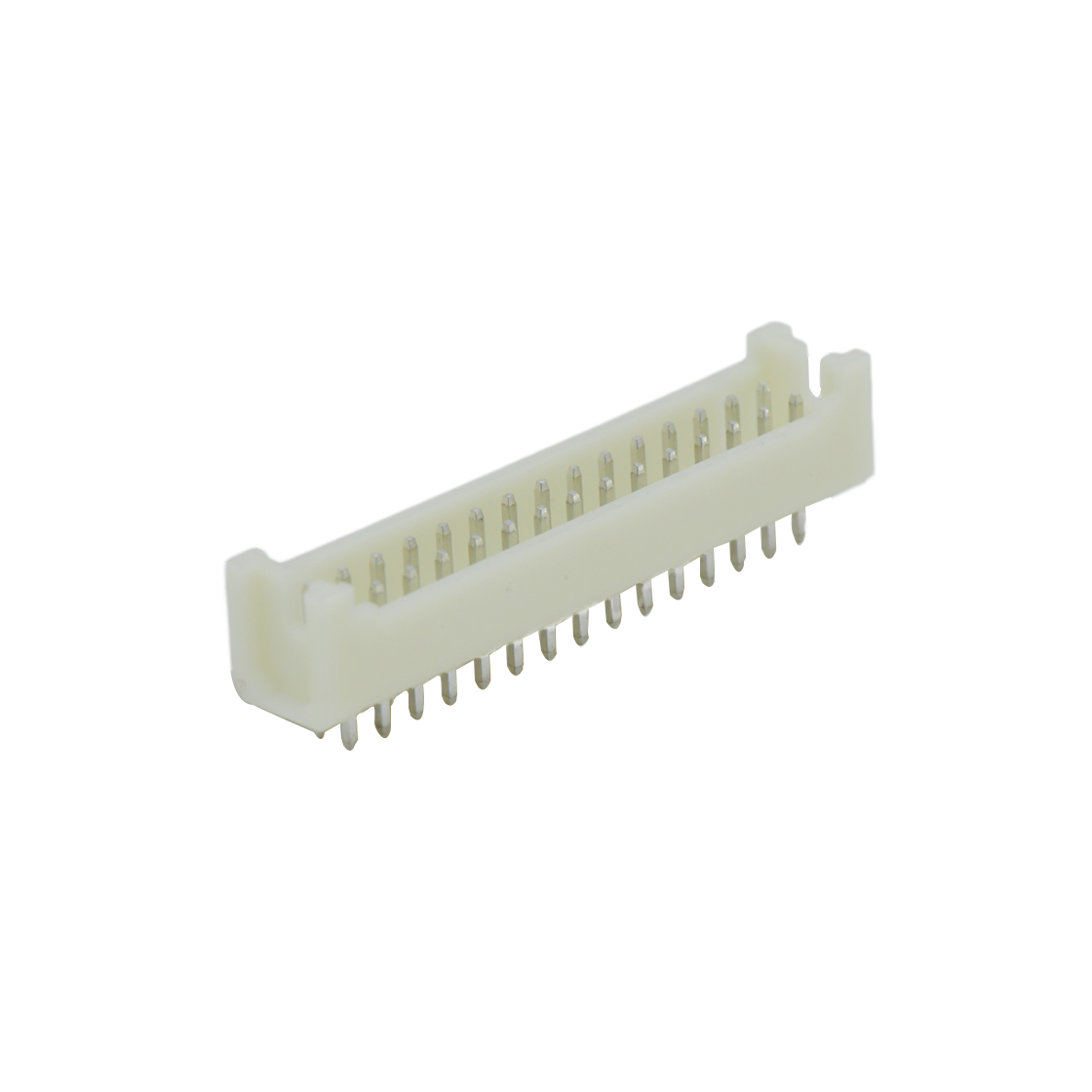 Pitch 2.00mm 180°双排加强 DIP型 Wafer 2×15Pin 本色 HF