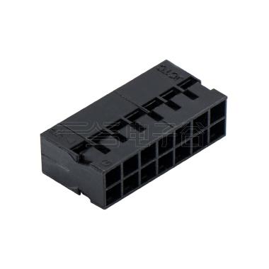 Pitch 2.00mm 双排 Housing 塞12P 2×7Pin 黑色 HF