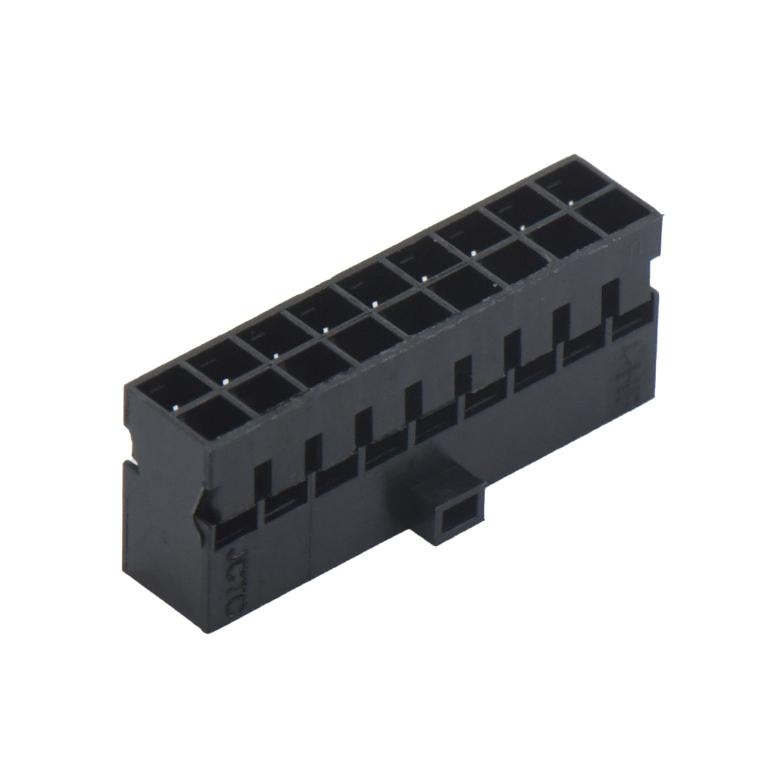 Pitch 2.00mm 双排带凸台Housing 2×9Pin 黑色 HF