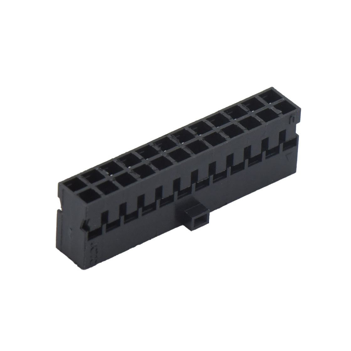 Pitch 2.00mm 双排带凸台Housing 2X12Pin 黑色