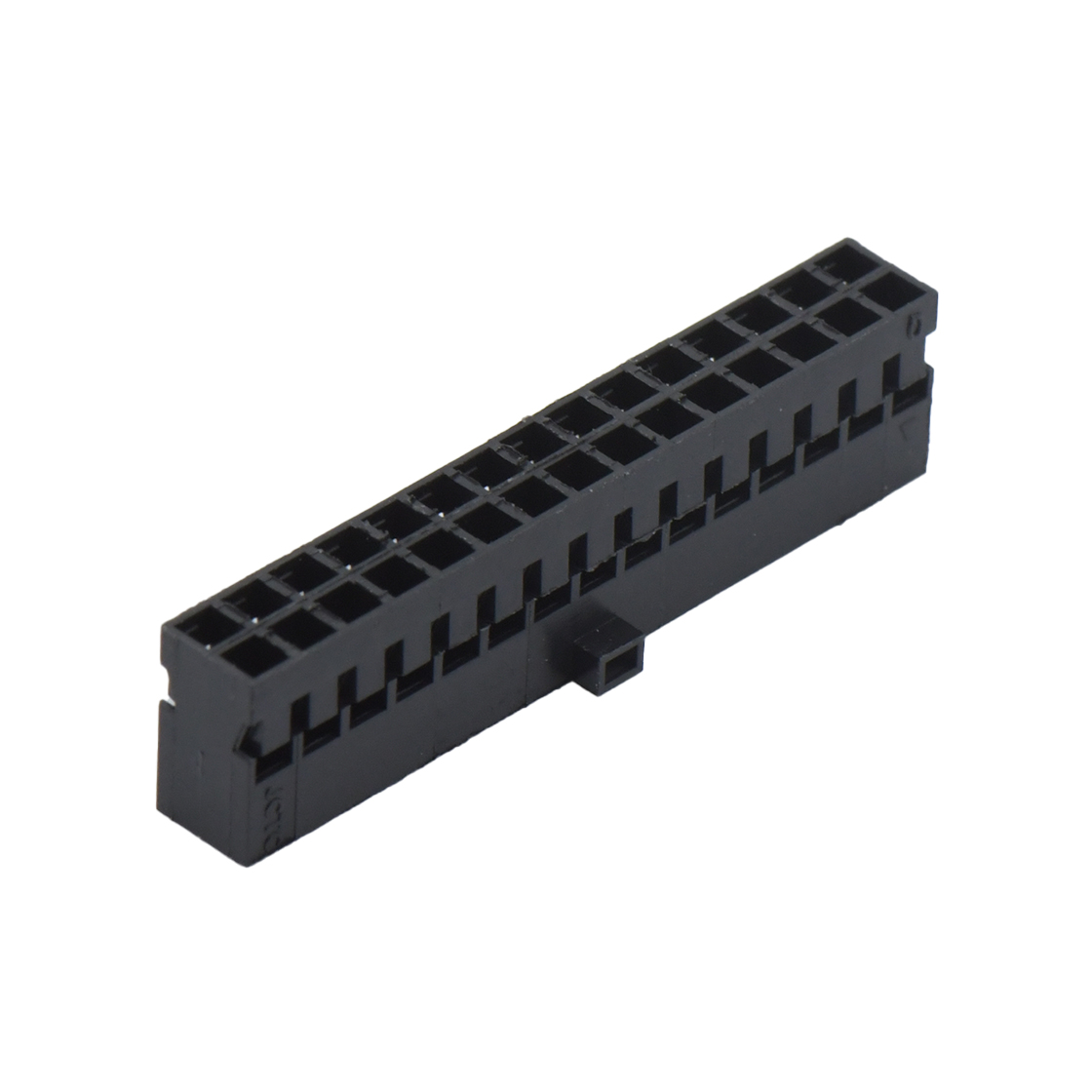 Pitch 2.00mm 双排带凸台Housing 2X15Pin 黑色