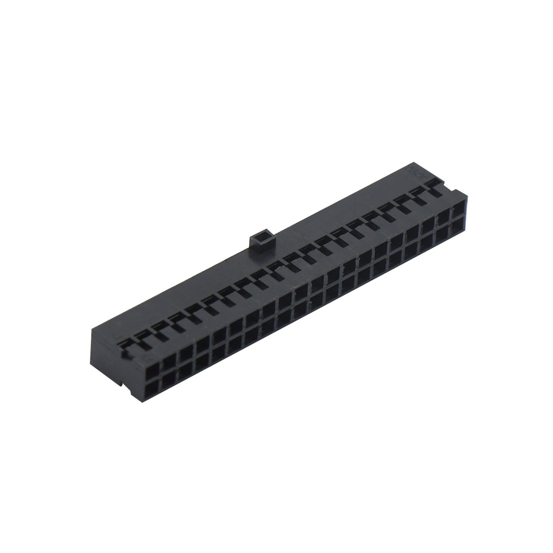 Pitch 2.00mm 双排带凸台Housing 2X20Pin 黑色