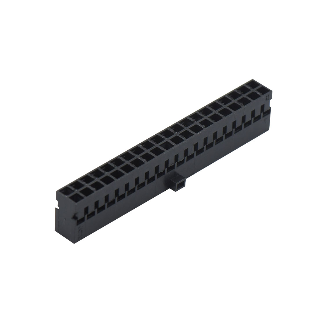Pitch 2.00mm 双排带凸台Housing 2X20Pin 黑色