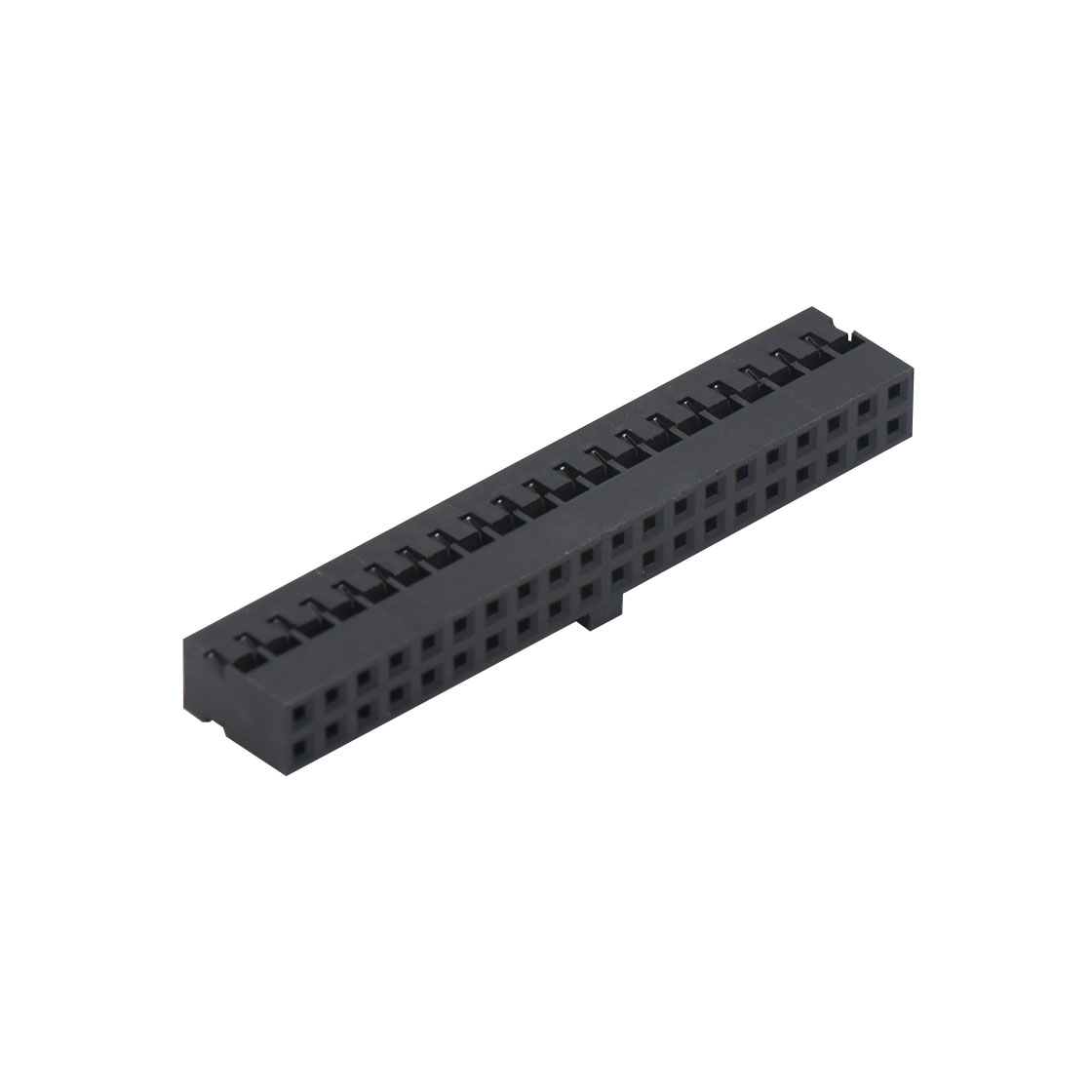 Pitch 2.00mm 双排带凸台Housing 2X20Pin 黑色