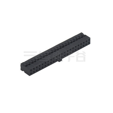 Pitch 2.00mm 双排带凸台Housing 2X22Pin 黑色