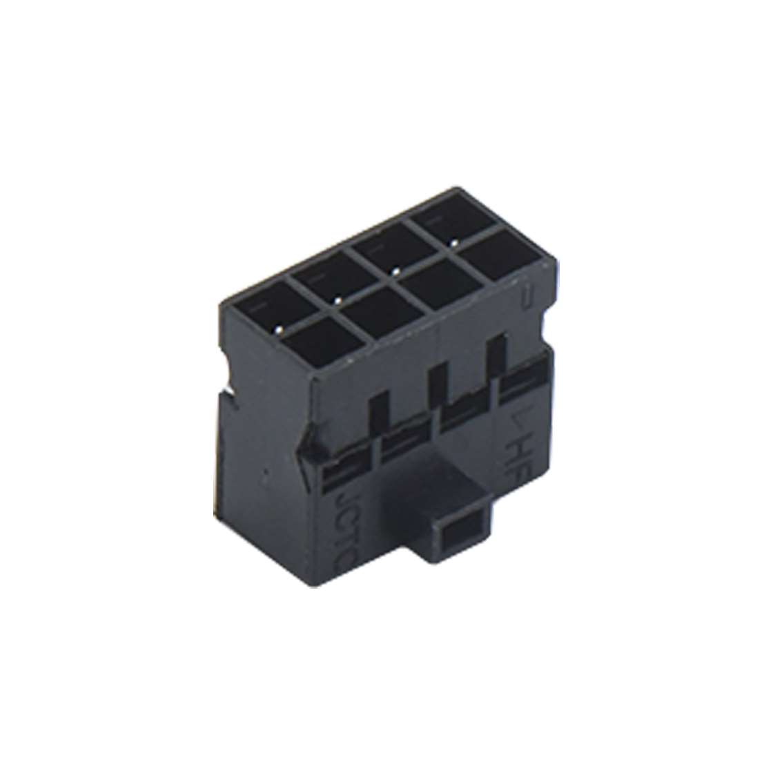 Pitch 2.00mm 双排带凸台Housing 2X4Pin 黑色
