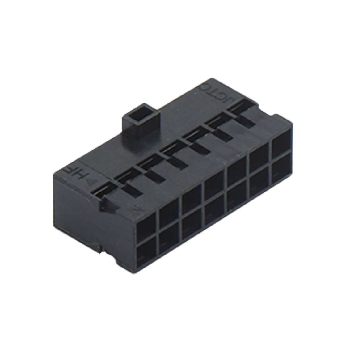 Pitch 2.00 mm 双排带凸台Housing 2X7Pin 黑色
