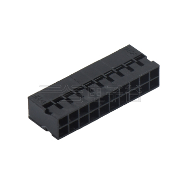 Pitch 2.00mm 双排Housing 2×10Pin 黑色 HF