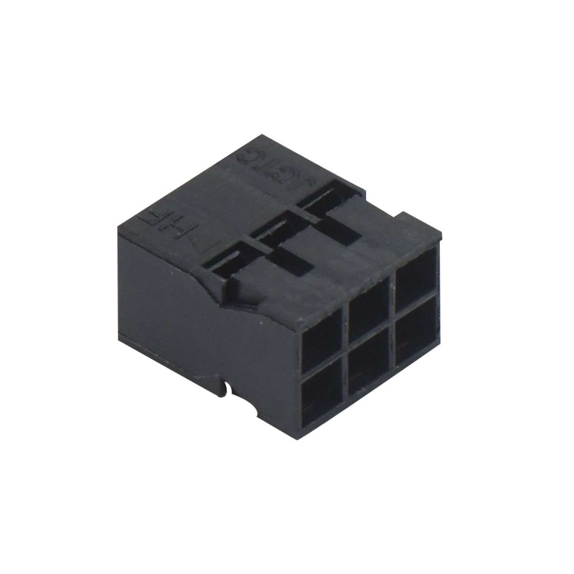 Pitch 2.00mm 双排Housing 2×3Pin 黑色 HF