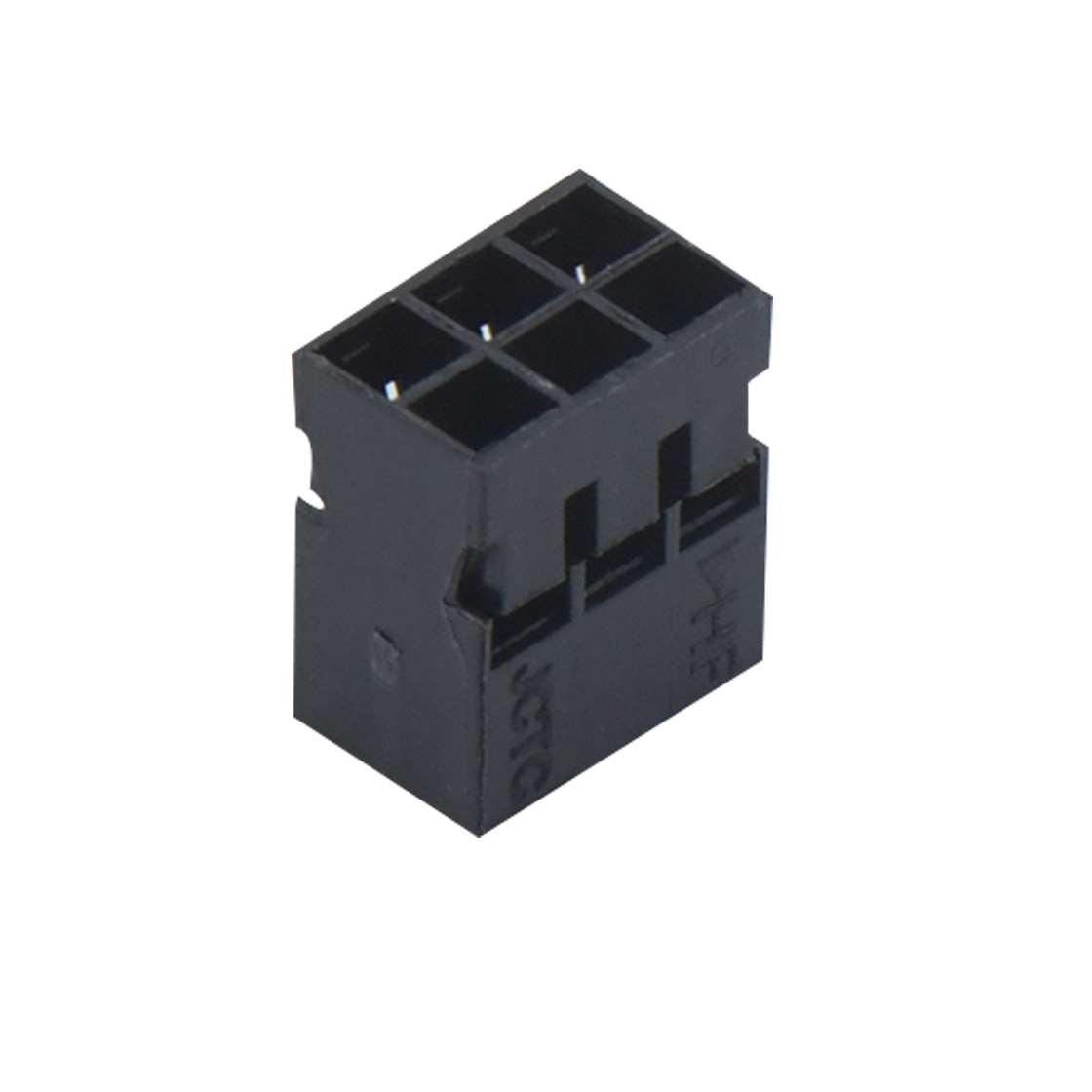 Pitch 2.00mm 双排Housing 2×3Pin 黑色 HF