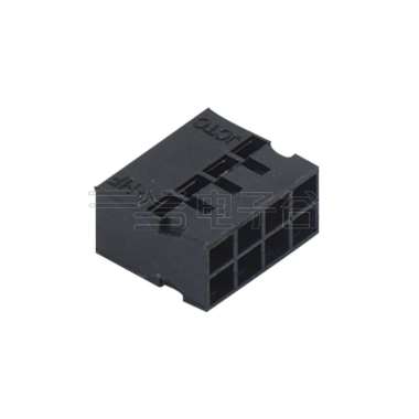 Pitch 2.00mm 双排Housing 2×4Pin 黑色 HF