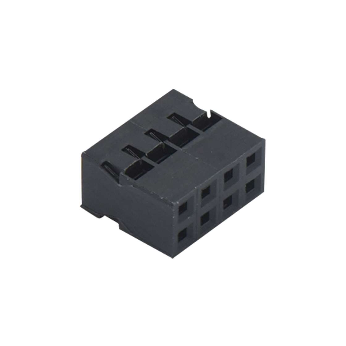 Pitch 2.00mm 双排Housing 2×4Pin 黑色 HF
