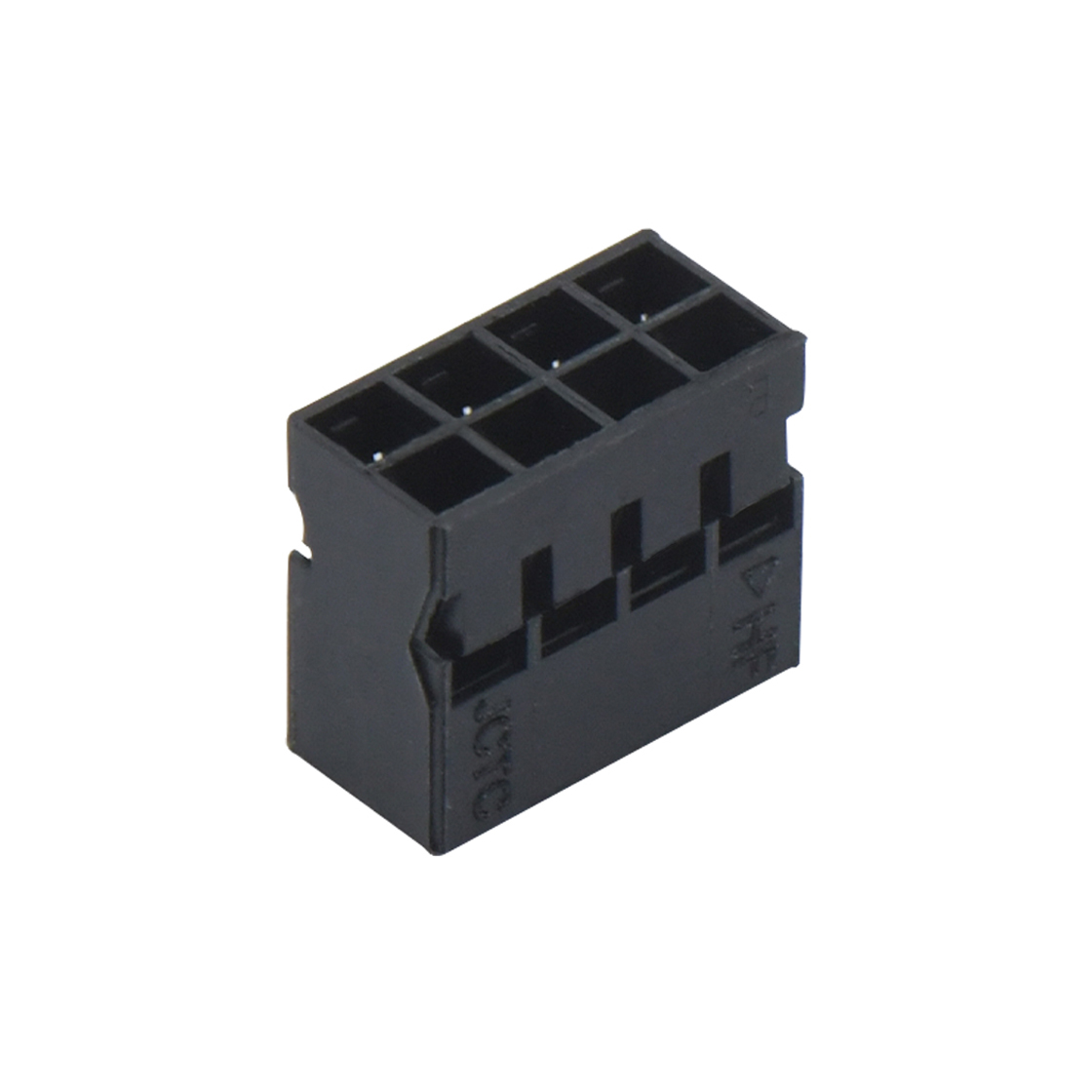 Pitch 2.00mm 双排Housing 2×4Pin 黑色 HF