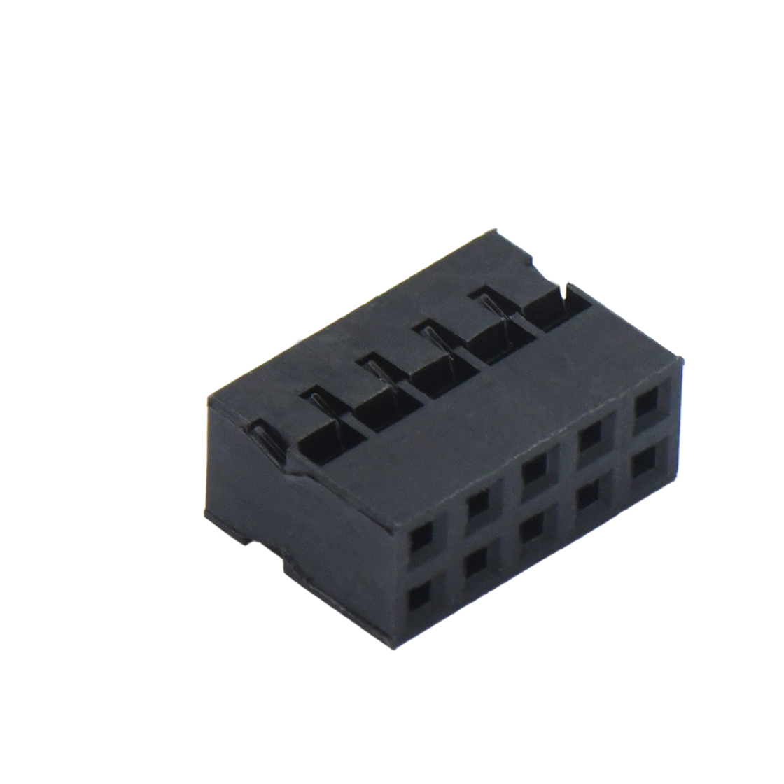 Pitch 2.00mm 双排Housing 2×5Pin 黑色 HF
