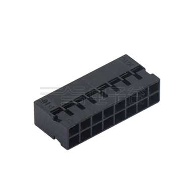 Pitch 2.00mm 双排Housing 2×8Pin 黑色 HF