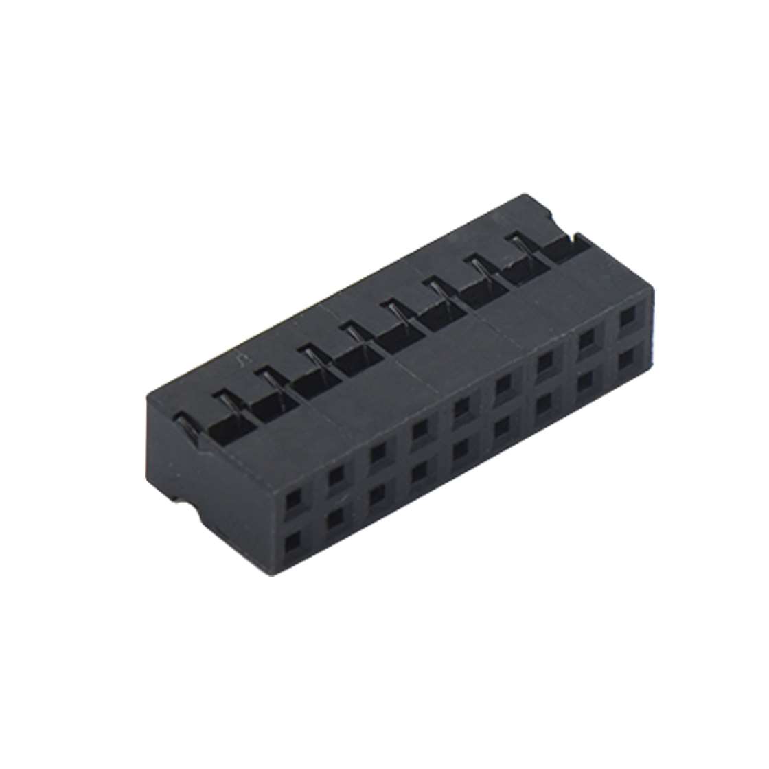 Pitch 2.00mm 双排Housing 2×9Pin 黑色 HF