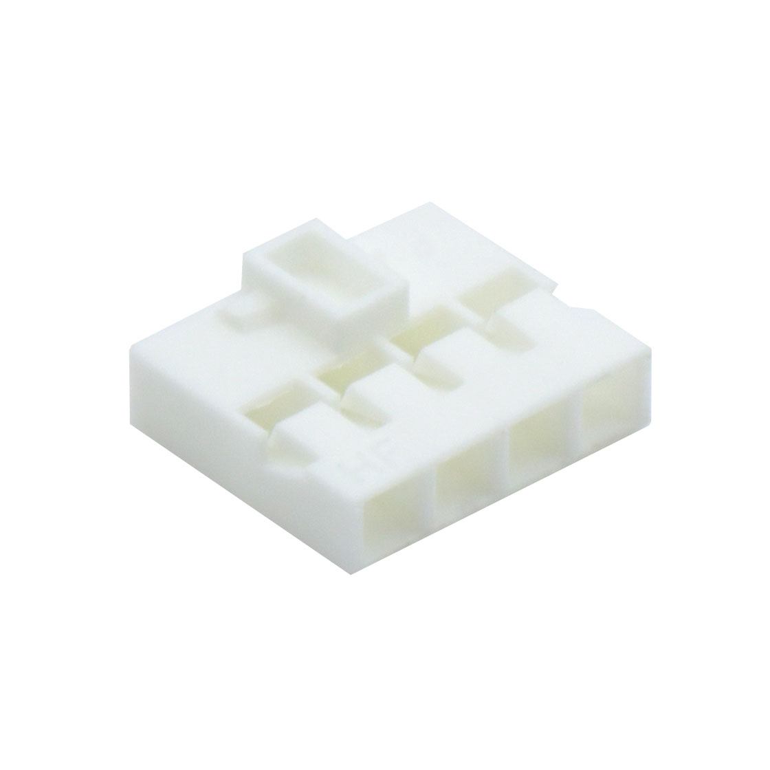 Pitch 2.00mm 单排带卡点Housing 4Pin 白色 HF
