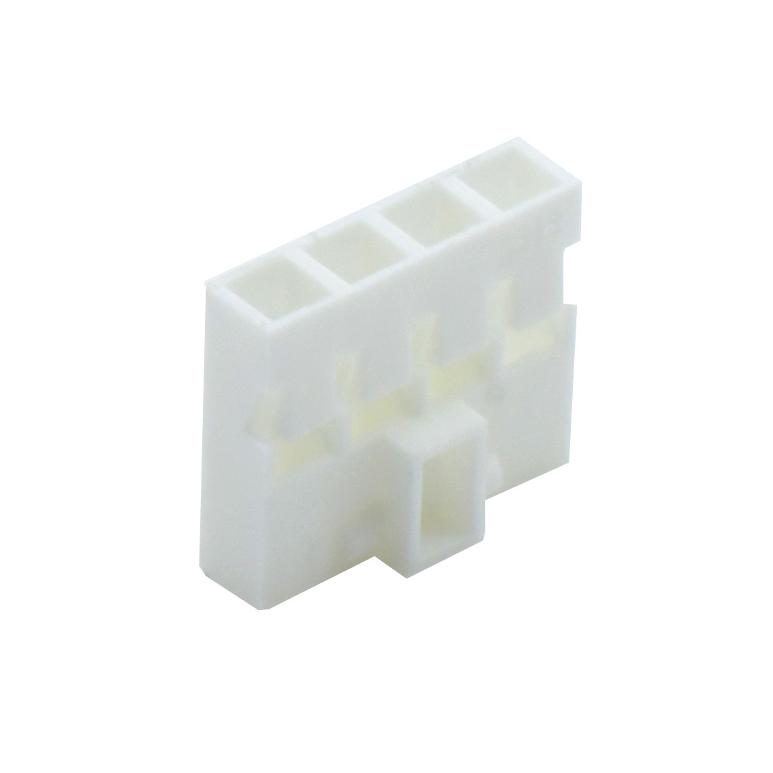 Pitch 2.00mm 单排带卡点Housing 4Pin 白色 HF